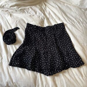 Zara polka dot mini skirt / skort